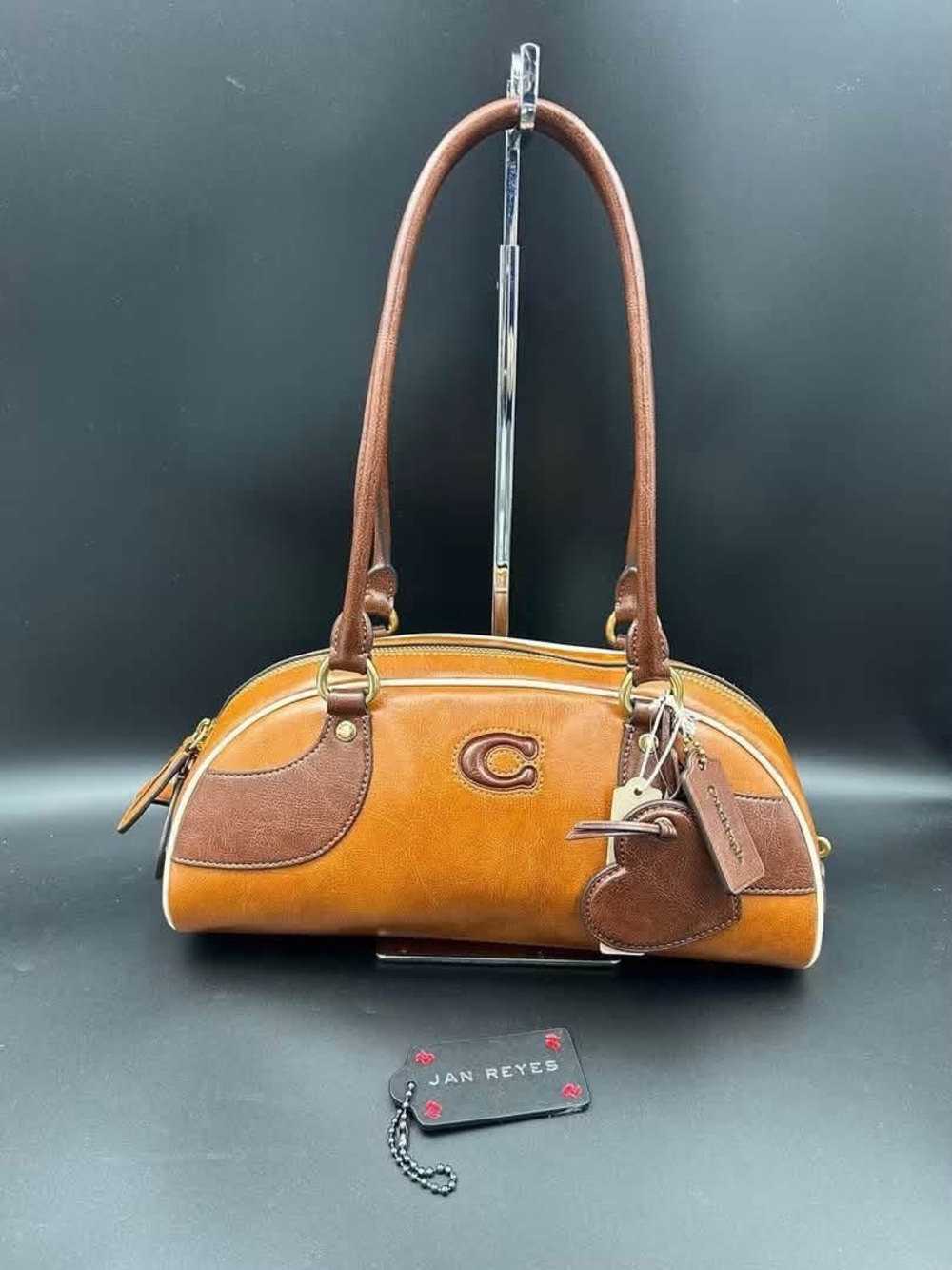 Coach Bowling Shoulder Bag
Color Tan/Saddle - Picture 2 of 6